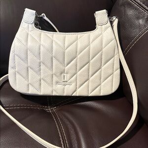 Karl Lagerfeld Leather Quilted Shoulder Bag